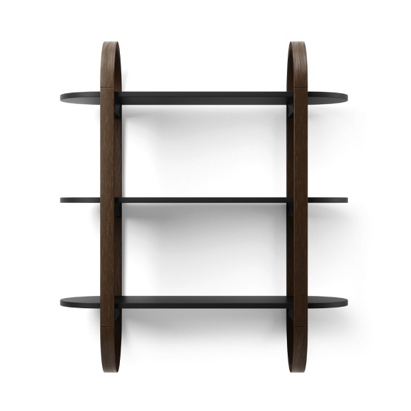 UMBRA półka ścienna BELLWOOD czarny orzech - Umbra